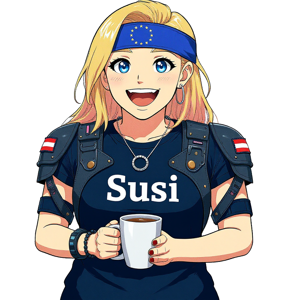 Susi in der Pause